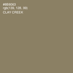#8B8063 - Clay Creek Color Image
